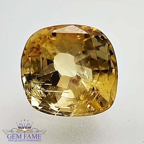 Yellow Sapphire 2.95ct Natural Gemstone Ceylon