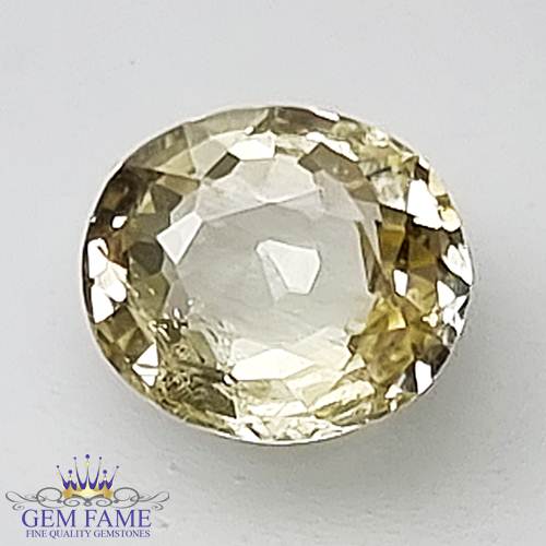 Yellow Sapphire (Pukhraj) Stone 1.30ct