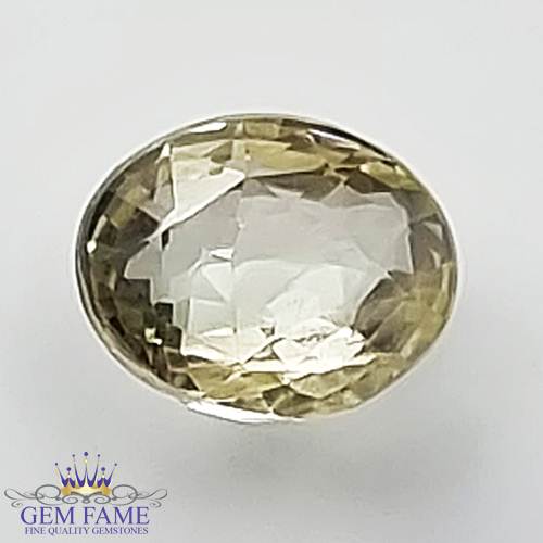 Yellow Sapphire (Pukhraj) Stone 1.38ct
