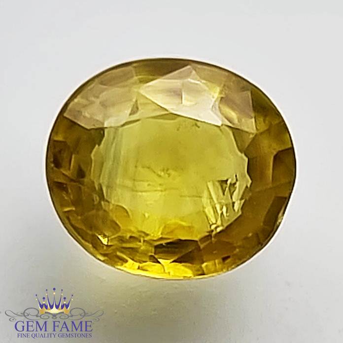 Yellow Sapphire 1.19ctNatural Gemstone Thailand