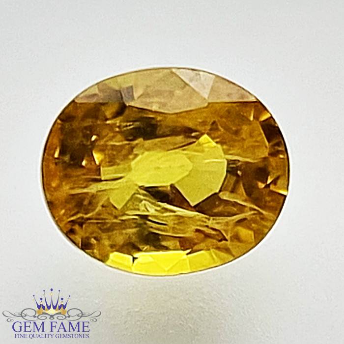 Yellow Sapphire 1.62ctNatural Gemstone Thailand