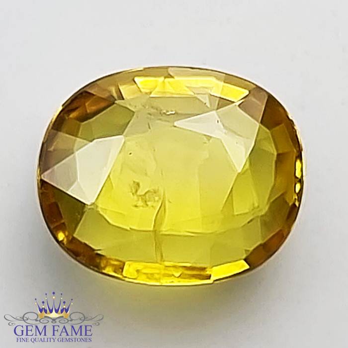 Yellow Sapphire 1.76ct Natural Gemstone Thailand