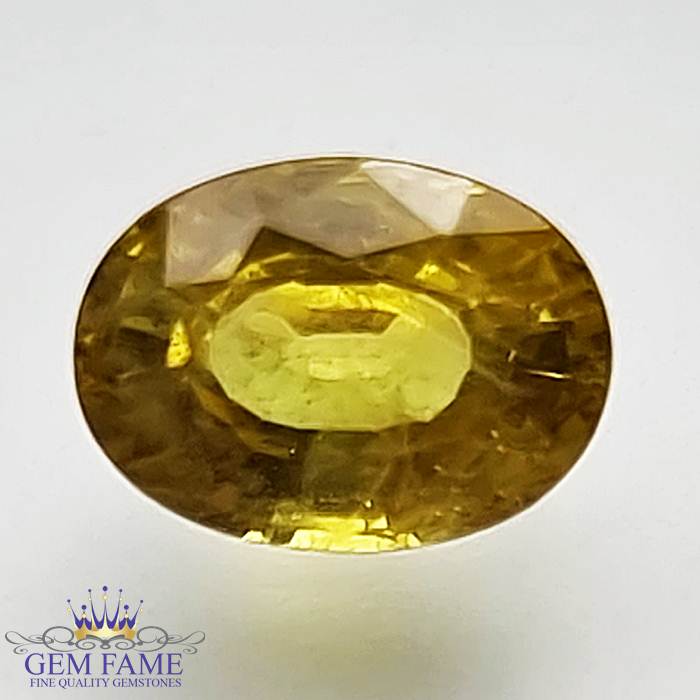 Yellow Sapphire 1.50ct Natural Gemstone Thailand