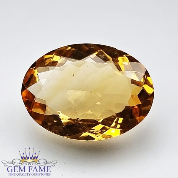 Citrine Quartz (Sunela) Stone 5.87ct Brazil