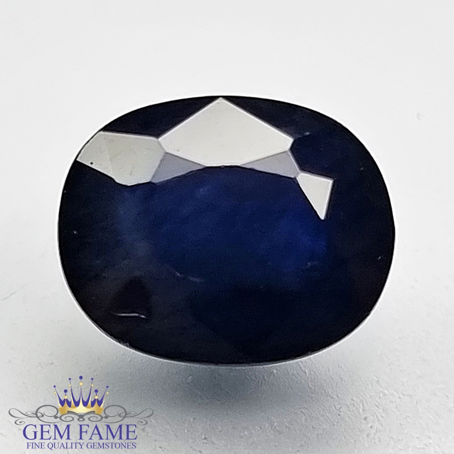 Blue Sapphire 3.41ct (Neelam) Gemstone Thailand