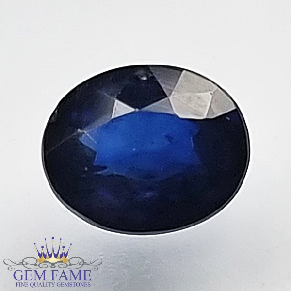 Blue Sapphire 0.80ct (Neelam) Gemstone Ceylon