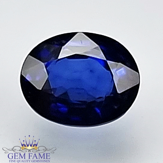 Blue Sapphire 0.61ct (Neelam) Gemstone Ceylon