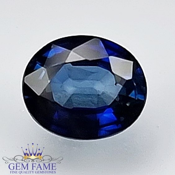 Blue Sapphire 0.65ct (Neelam) Gemstone Ceylon