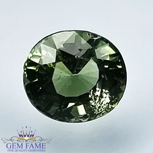 Green Zircon 1.17ct (Jarkan) Gemstone Ceylon