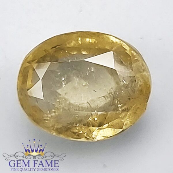 Yellow Sapphire (Pukhraj) 2.66ct Natural Ceylon